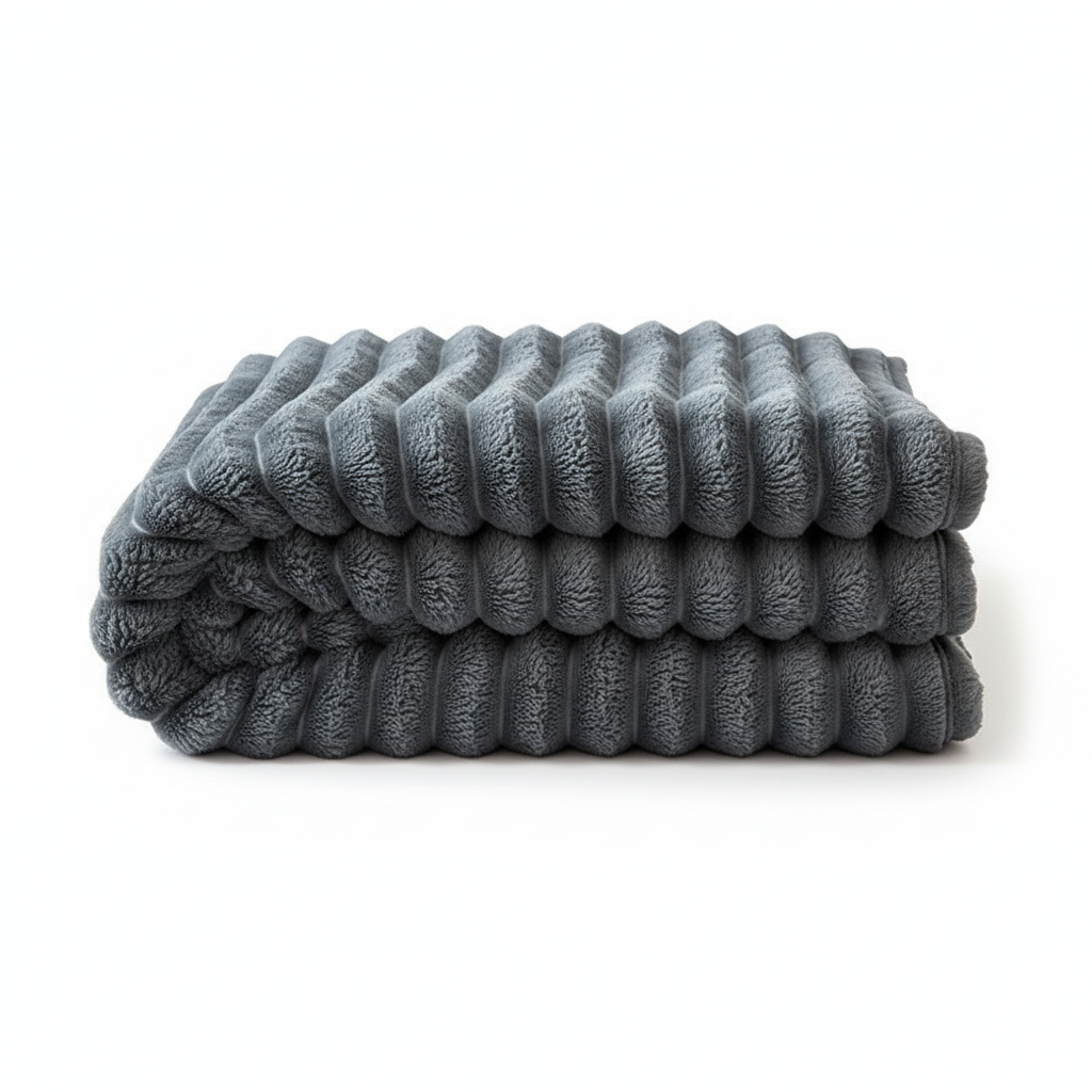 Solid Thickened Wide Striped Flannel Multifunctional Blanket, Can Be Used As Bed Sheet Cover Blanket, Sofa Blanket,nap Blanket