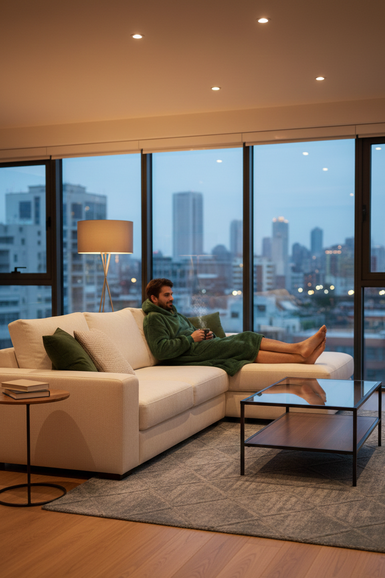 Fluffea hoodie blanket