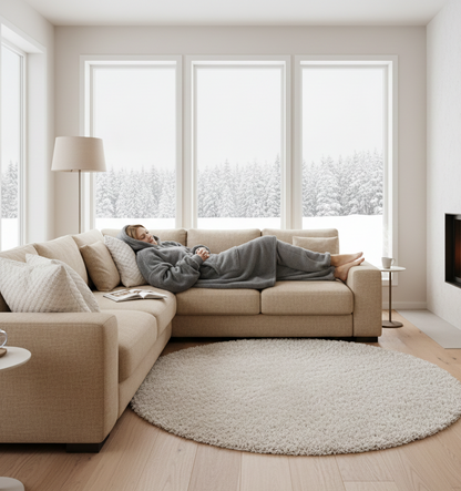 Fluffea hoodie blanket